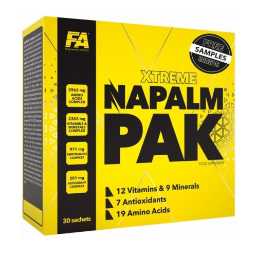 FA Nutrition Napalm Pak, 30 Sachets